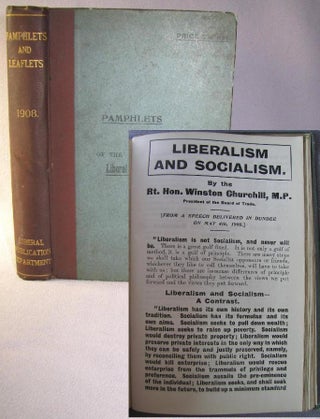Item #000477 Liberalism and Socialism by Winston S. Churchill, first edition, only printing,...