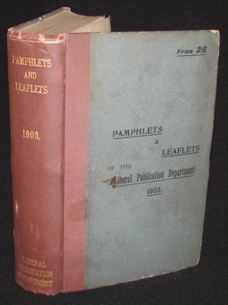 Item #000898 Tory M.P.'s on Mr. Brodrick's Army Corps Scheme, bound in Pamphlets & Leaflets for...