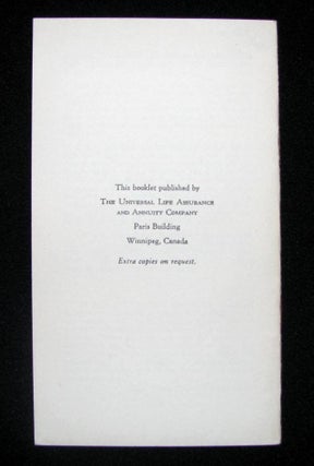 Prime Minister Churchill's Address to the Italian People December 23rd 1940 together with the Christmas Day Message from His Majesty King George VI to His People Broadcast December 25th, 1940 and the Christmas Day Message from Prime Minister Mackenzie King to the Canadian Army Abroad and At Home
