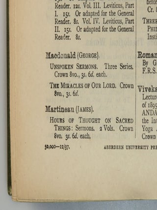The Story of the Malakand Field Force: An Episode of Frontier War, the first edition, only printing, first state, a multiple family association copy inscribed and dated in April 1898 by Winston's "favorite Aunt" Leonie Leslie to the husband of Winston's American cousin