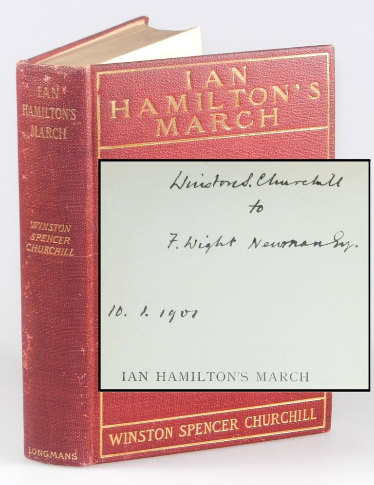 Ian Hamilton's March, inscribed and dated in January 1901 by Churchill during his first lecture...