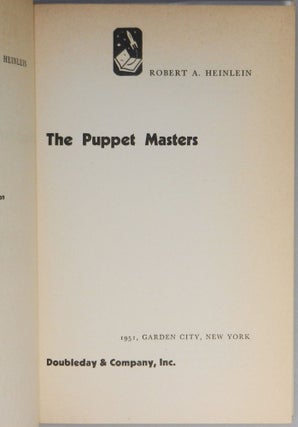 The Puppet Masters, the publisher's review copy of one of science fiction's most important editorial influences