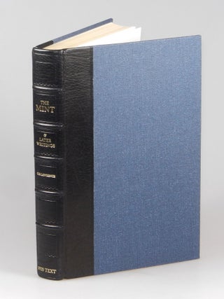 'The Mint' and Later Writings About Service Life