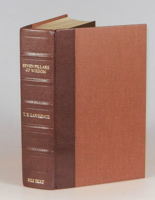 Seven Pillars of Wisdom: a triumph, the complete 1922 'Oxford' text, first and limited one-volume edition, one of 180 copies issued thus in quarter Nigerian goatskin