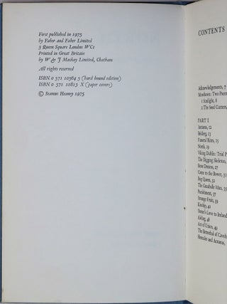 North, inscribed by the author