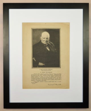 Item #004774 A wartime Portuguese broadside featuring the peroration of Churchill’s speech of 4...