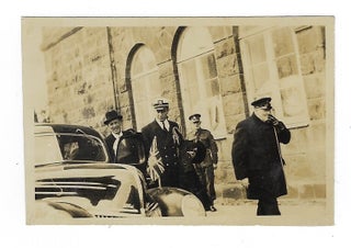 A sailor's Second World War photo album including eight original, unpublished photographs of Prime Minister Winston S. Churchill in Iceland during his return from meeting with President Roosevelt in Placentia Bay and just days after their announcement of the Atlantic Charter
