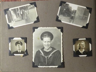 A sailor's Second World War photo album including eight original, unpublished photographs of Prime Minister Winston S. Churchill in Iceland during his return from meeting with President Roosevelt in Placentia Bay and just days after their announcement of the Atlantic Charter