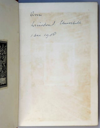 My African Journey, signed and dated by Churchill the day after publication to Churchill's fellow Cabinet member and then-Colonial Secretary Robert Offley Ashburton Crewe-Milnes, 1st Marquess of Crewe