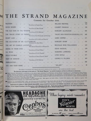 The Tragic Story of Parnell in The Strand Magazine, October 1936