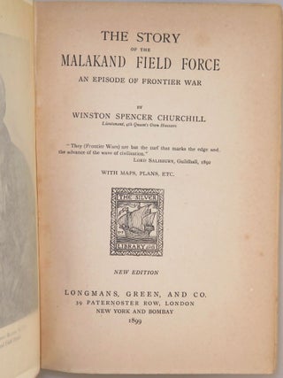 The Story of the Malakand Field Force: An Episode of Frontier War