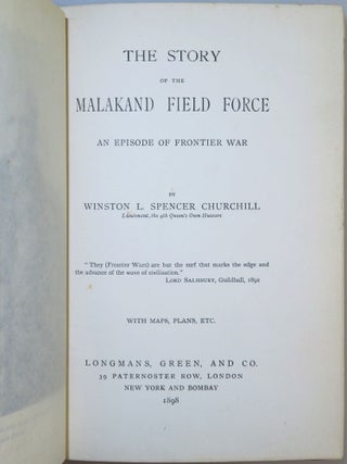 The Story of the Malakand Field Force: An Episode of Frontier War