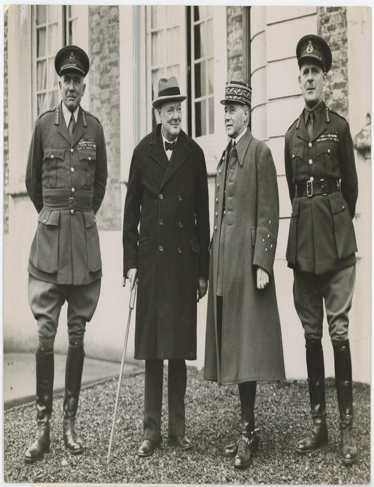 An early January 1940 British Official Photograph of First Lord of the Admiralty Winston S....