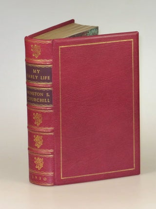 Item #005561 My Early Life, finely bound. Winston S. Churchill