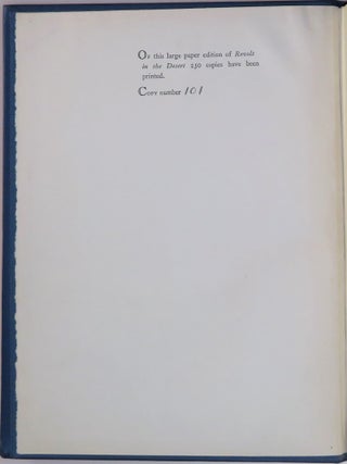 Revolt in the Desert, the publisher's limited issue of the first edition, number 101 of 250