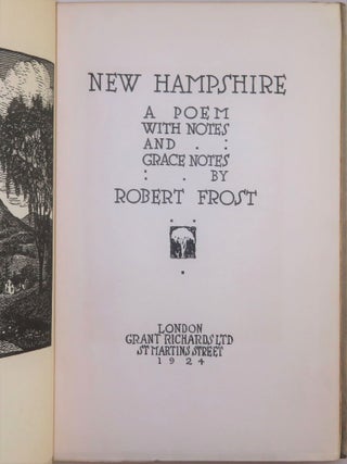 New Hampshire: A Poem with Notes and Grace Notes