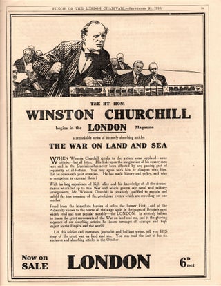 Item #005896 Punch, or The London Charivari, No. 4147, Volume CLI, September 20, 1916