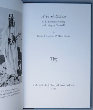 A Fresh Station: T. E. Lawrence writing and riding at Cranwell