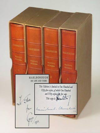 Item #006003 Marlborough: His Life and Times, the publisher's signed, limited, finely bound issue...