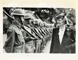 Item #006134 A truly striking original Second World War press photograph of Prime Minister...