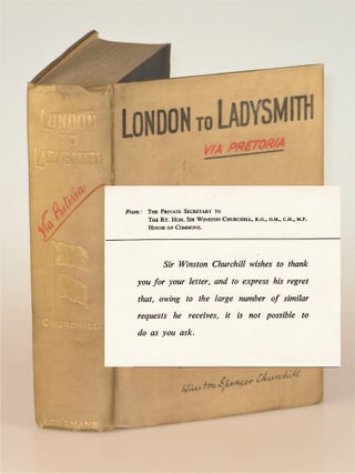 Item #006172 London to Ladysmith via Pretoria, notably and conspicuously NOT signed by the...