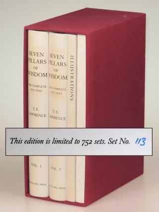 Item #006297 Seven Pillars of Wisdom: a triumph, the complete 1922 'Oxford' text, four volume...