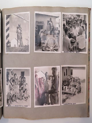 An original Second World War Photograph Album of British Major E. A. Heaton, R.A.S.C., documenting the Allied military campaigns in North Africa, Sicily, and the Italian peninsula, 1942-1943