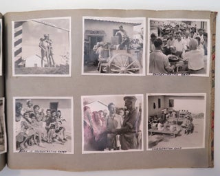 An original Second World War Photograph Album of British Major E. A. Heaton, R.A.S.C., documenting the Allied military campaigns in North Africa, Sicily, and the Italian peninsula, 1942-1943