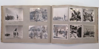 An original Second World War Photograph Album of British Major E. A. Heaton, R.A.S.C., documenting the Allied military campaigns in North Africa, Sicily, and the Italian peninsula, 1942-1943