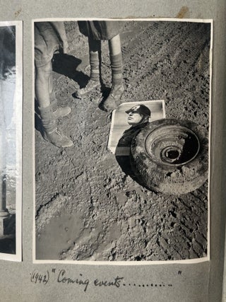An original Second World War Photograph Album of British Major E. A. Heaton, R.A.S.C., documenting the Allied military campaigns in North Africa, Sicily, and the Italian peninsula, 1942-1943