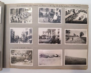 An original Second World War Photograph Album of British Major E. A. Heaton, R.A.S.C., documenting the Allied military campaigns in North Africa, Sicily, and the Italian peninsula, 1942-1943