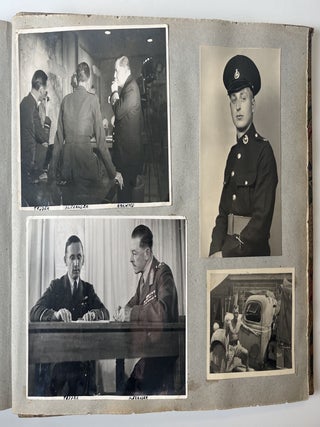 An original Second World War Photograph Album of British Major E. A. Heaton, R.A.S.C., documenting the Allied military campaigns in North Africa, Sicily, and the Italian peninsula, 1942-1943