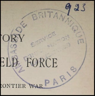 The Story of the Malakand Field Force: An Episode of Frontier War, a scarce binding variant with interesting provenance, including both the author's alma mater and the British embassy in Paris