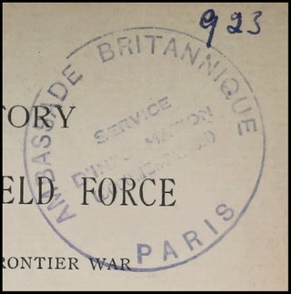 The Story of the Malakand Field Force: An Episode of Frontier War, a scarce binding variant with interesting provenance, including both the author's alma mater and the British embassy in Paris
