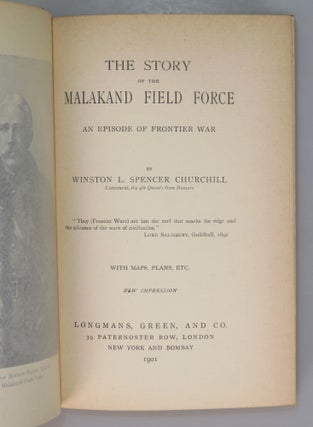 The Story of the Malakand Field Force: An Episode of Frontier War, a scarce binding variant with intriguing provenance