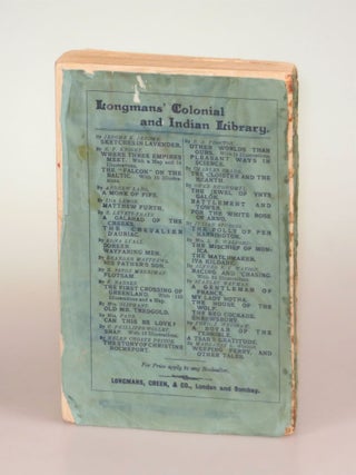 The Story of the Malakand Field Force: An Episode of Frontier War, the final Colonial Library issue of Churchill's first book in the extravagantly rare "wraps" binding and hence “the scarcest of all of the Malakand editions, issues, or printings”