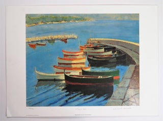 Item #006492 A Study of Boats, a limited and numbered lithograph reproduction of Churchill's...