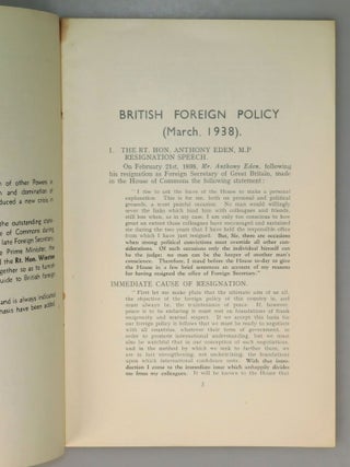 The Austrian Crisis and British Foreign Policy
