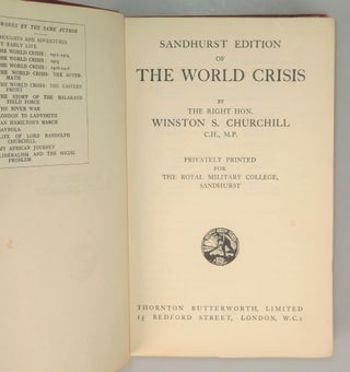 The World Crisis, Sandhurst Edition