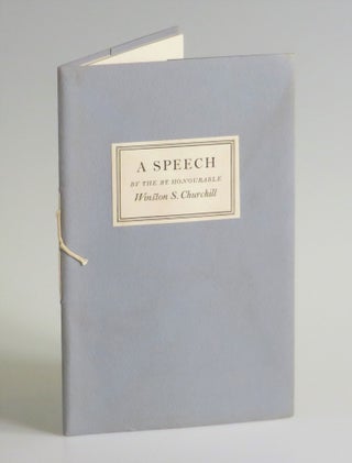 Item #006653 "The War Situation", A Speech before the Parliament of England on 11th November 1942...