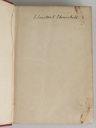 Ian Hamilton's March, the U.S. first edition, only printing, signed by Churchill during his first lecture tour of the U.S. and Canada