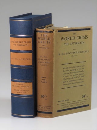 "A. J. B. from Winston S. C. " - The penultimate volume of The World Crisis, Winston Churchill's history of the First World War, inscribed and dated six days prior to publication by Winston S. Churchill to former Prime Minister Arthur J. Balfour, the man who replaced Churchill as First Lord of the Admiralty when Churchill was forced to resign and "whose friendship, across the vicissitudes of politics" Churchill "enjoyed in a ripening measure during thirty years"