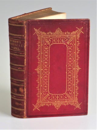 Item #006721 The Poetical Works of Lord Byron, a finely bound, contemporary school prize...