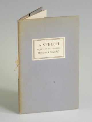 Item #006731 "The War Situation", A Speech before the Parliament of England on 11th November 1942...