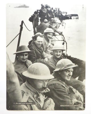 A full set of 24 publisher's exhibition posters in their original packing crate issued by LIFE Magazine in 1949 to promote LIFE's serialization of the second volume of Winston Churchill's history of the Second World War
