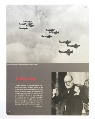 A full set of 24 publisher's exhibition posters in their original packing crate issued by LIFE Magazine in 1949 to promote LIFE's serialization of the second volume of Winston Churchill's history of the Second World War