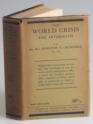 Item #006758 The World Crisis: The Aftermath. Winston S. Churchill