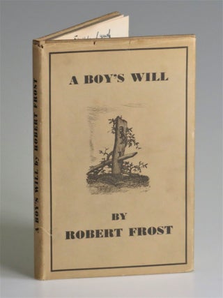 A Boy's Will, inscribed and dated by Robert Frost in April 1935