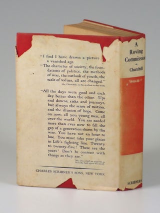 A Roving Commission, a presentation copy inscribed and dated in New York City by Churchill on Christmas 1931 during his convalescence weeks after a near-fatal accident