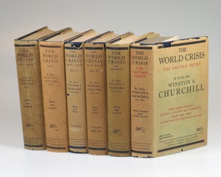 Item #006838 The World Crisis, full set of six British first edition, first printings, in dust...